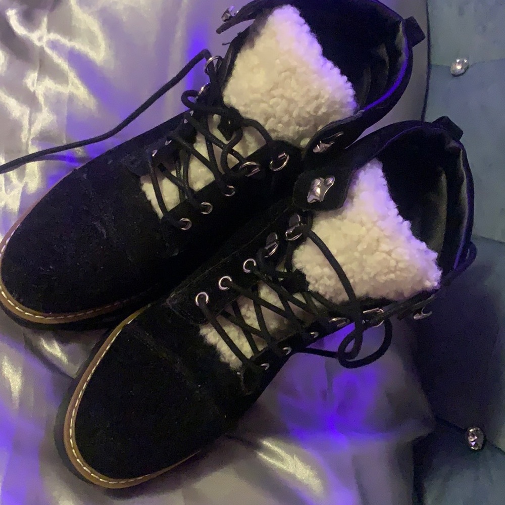 Lace up booties